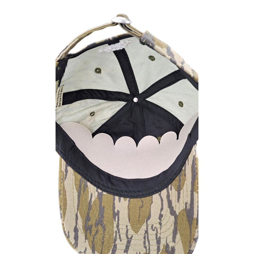 Ducks Unlimited Baseball Hat Mossy Oak Camo Bottomland Strapback Adjustable New - Picture 9 of 9